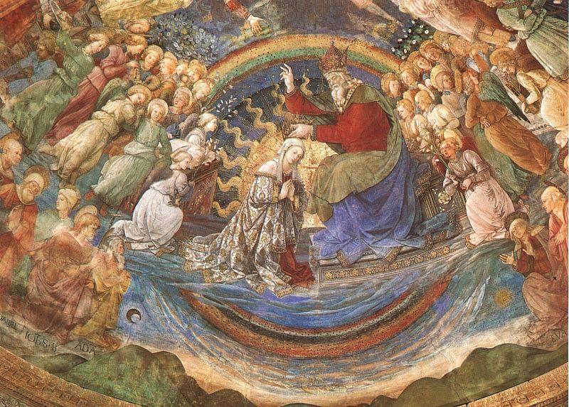 Fra Filippo Lippi Coronation of the Virgin Sweden oil painting art
